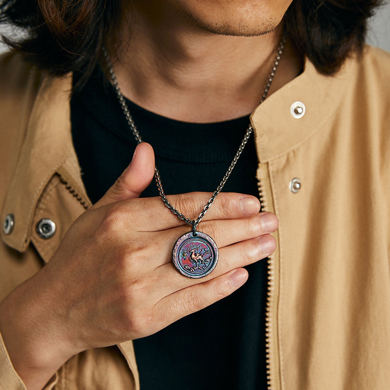 Nine-Colored Deer Necklace